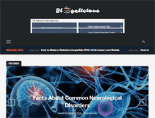 Tablet Screenshot of blogelicious.com